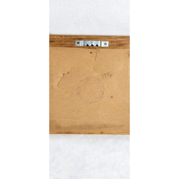 Amish Mennonite Couple Completed Cross Stitch Farmhouse Americana Rustic 5" - Picture 5 of 15